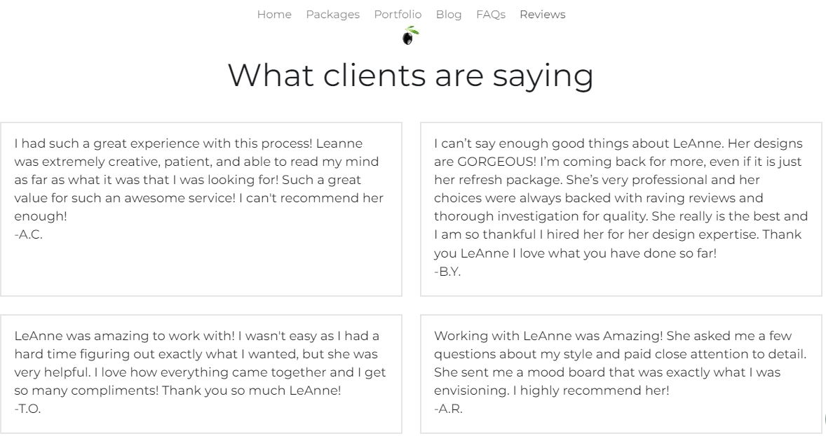 testimonials testimonials